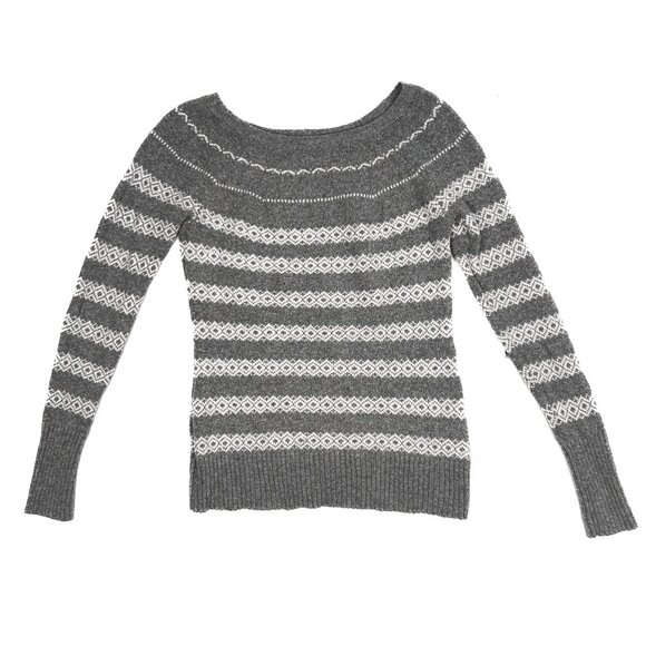 Banana Republic Fair Isle Pullover Sweater Angora Cotton Wool Blend Sz S - NWOT - Picture 5 of 8